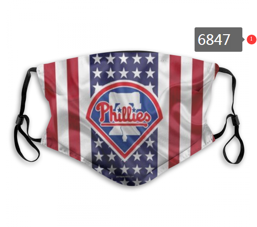 2020 MLB Philadelphia Phillies #2 Dust mask with filter